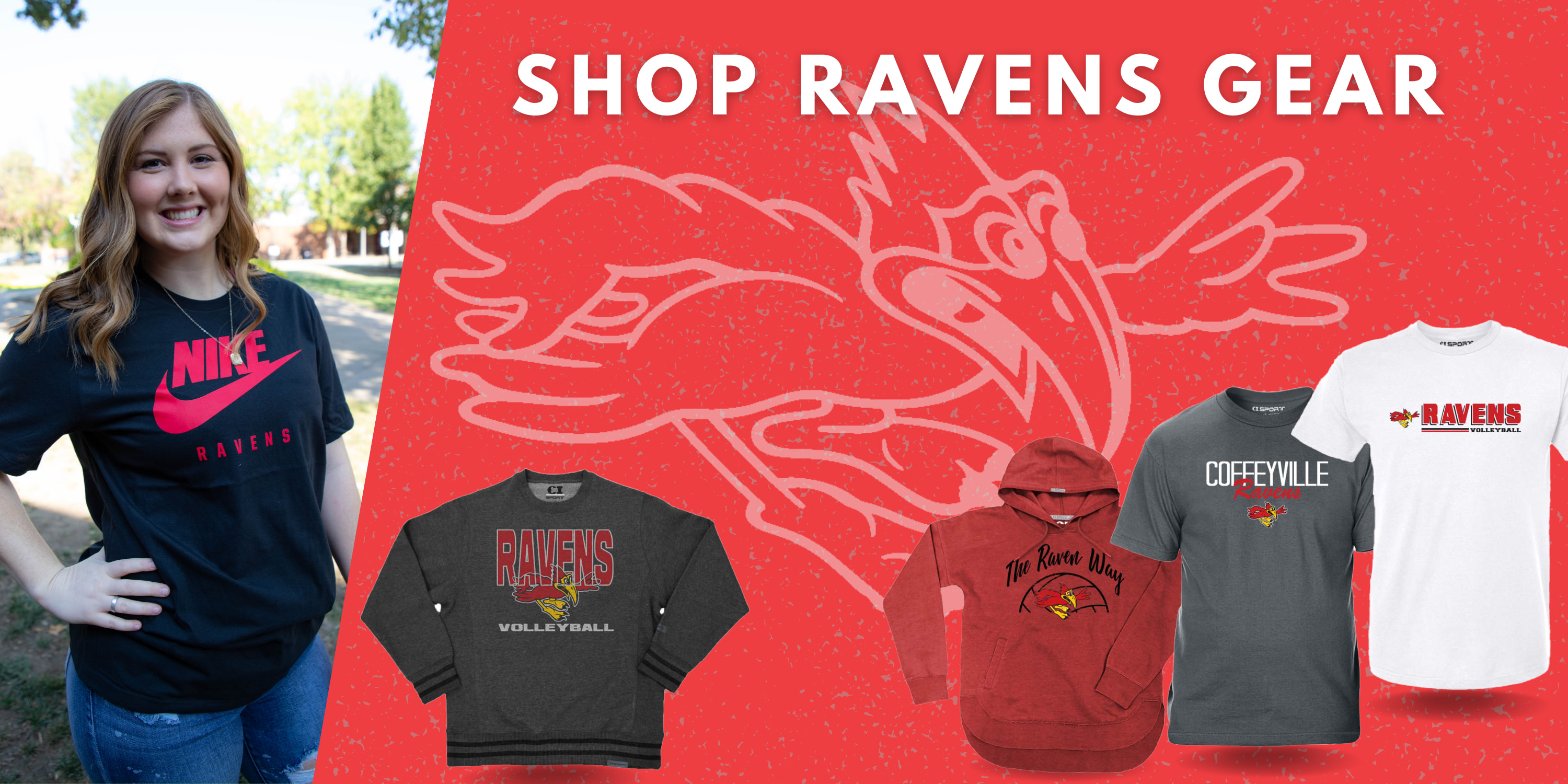 Coffeyville Community College Red Ravens Apparel Store